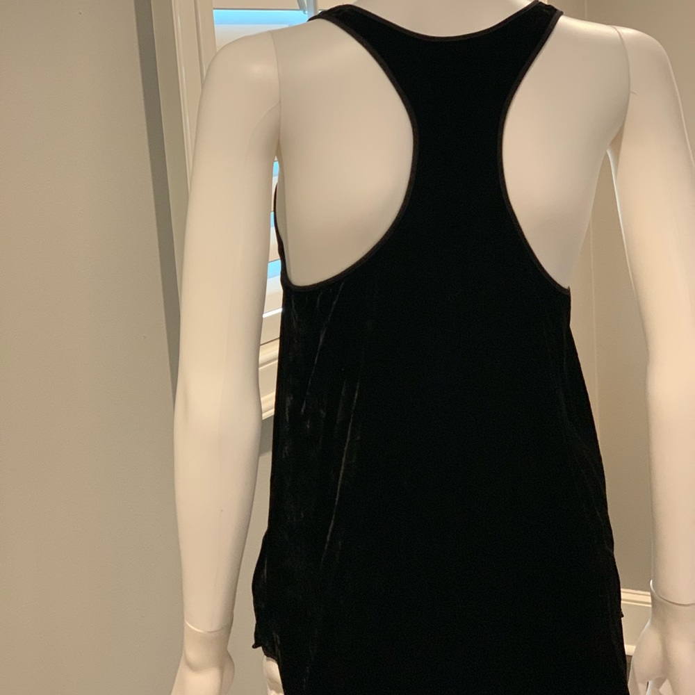 Theory Velvet Racer Back Tank - Picture 4 of 5